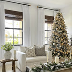 Elise Heavyweight Textured Faux Linen Pleat Custom Curtains