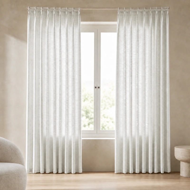 Elara Soft-Touch Linen Blend Curtain