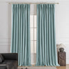 Lumora Crystal Pinch Pleat Velvet Custom Curtains Lumora Light Blue-11