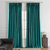 Lumora Crystal Pinch Pleat Velvet Custom Curtains Lumora Peacock Blue-18