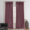 Lumora Crystal Pinch Pleat Velvet Custom Curtains Lumora Purple-7
