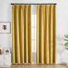Lemon Yellow-25 Nanov 100% Blackout Velvet Custom Curtains