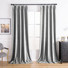 Aushme Luxurious Velvet Bathroom Pleat Custom Curtains