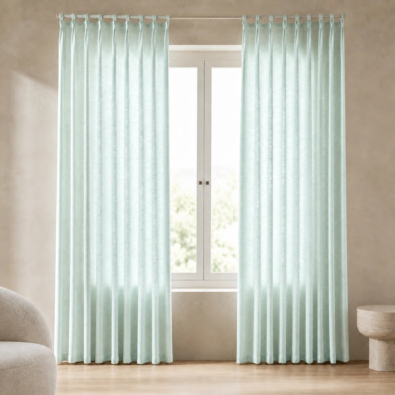 Elara Soft-Touch Linen Blend Curtain