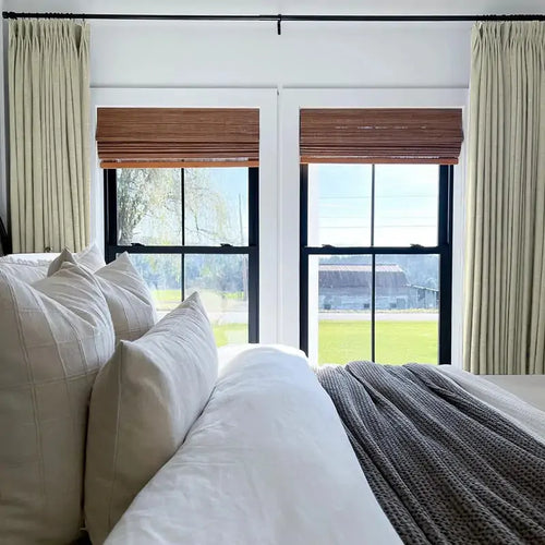 Lorna Oeko-Tex Linen Drapery Pinch Pleat Custom Curtains