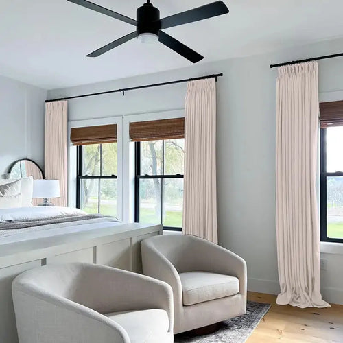 Lorna Oeko-Tex Linen Drapery Pinch Pleat Custom Curtains