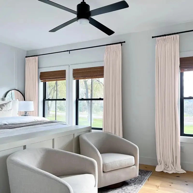 Lorna Oeko-Tex Linen Drapery Pinch Pleat Custom Curtains