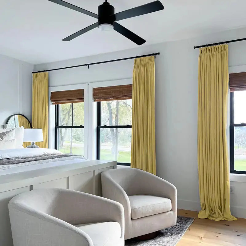 Lorna Oeko-Tex Linen Drapery Pinch Pleat Custom Curtains