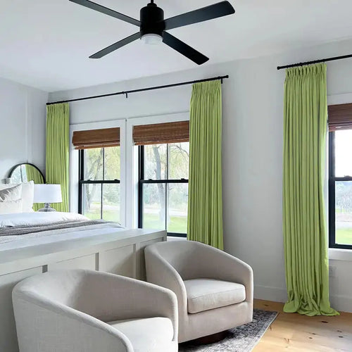 Lorna Oeko-Tex Linen Drapery Pinch Pleat Custom Curtains