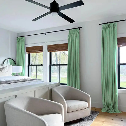 Lorna Oeko-Tex Linen Drapery Pinch Pleat Custom Curtains