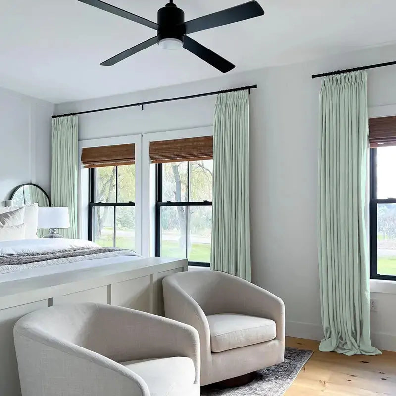 Lorna Oeko-Tex Linen Drapery Pinch Pleat Custom Curtains