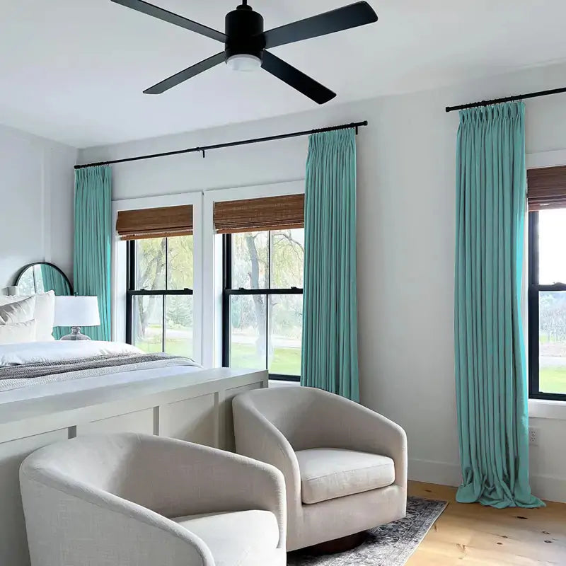 Lorna Oeko-Tex Linen Drapery Pinch Pleat Custom Curtains