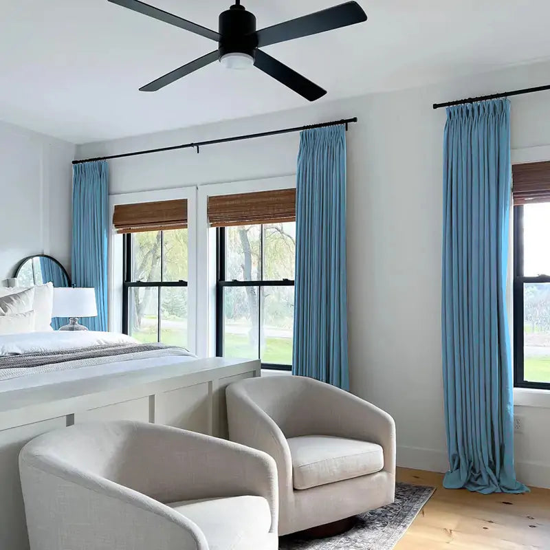 Lorna Oeko-Tex Linen Drapery Pinch Pleat Custom Curtains