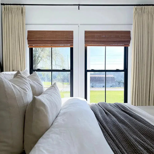 Lorna Oeko-Tex Linen Drapery Pinch Pleat Custom Curtains