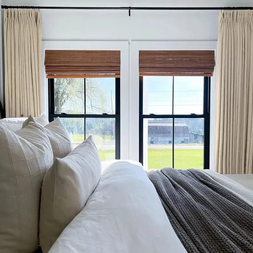 Lorna Oeko-Tex Linen Drapery Pinch Pleat Custom Curtains