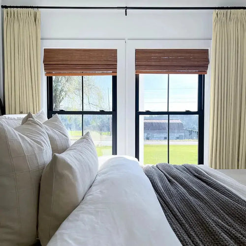 Lorna Oeko-Tex Linen Drapery Pinch Pleat Custom Curtains