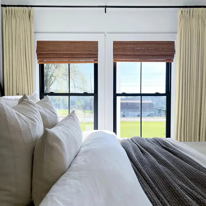 Lorna Oeko-Tex Linen Drapery Pinch Pleat Custom Curtains