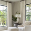 Lorna French Linen Grommets Soft Top Curtains Panel