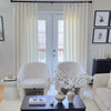 Lorna French Linen Pleated Custom Curtains Panel
