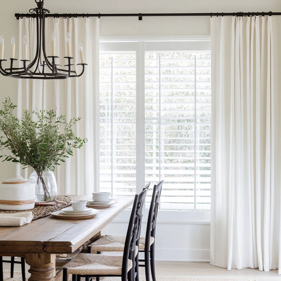 Lorna French Linen Pleated Custom Curtains Panel