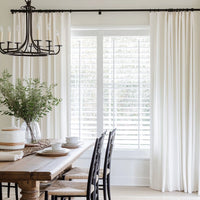 Lorna French Linen Pleated Custom Curtains Panel