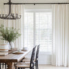 Lorna French Linen Pleated Custom Curtains Panel