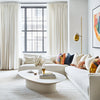 Lorna French Linen Pleated Custom Curtains Panel