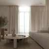 Lylac Cashmere Chenille Custom Curtains Pleated Lylac