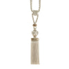 Exquisite Tassel curtain tieback ixacurtains Beige