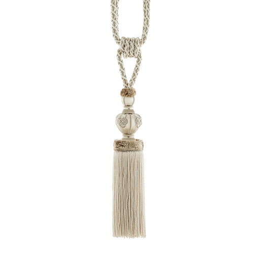 Exquisite Tassel curtain tieback ixacurtains Beige
