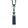 Exquisite Tassel curtain tieback ixacurtains Blue