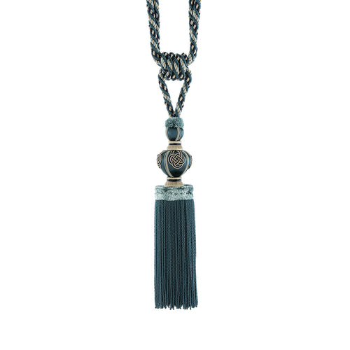 Exquisite Tassel curtain tieback ixacurtains Blue