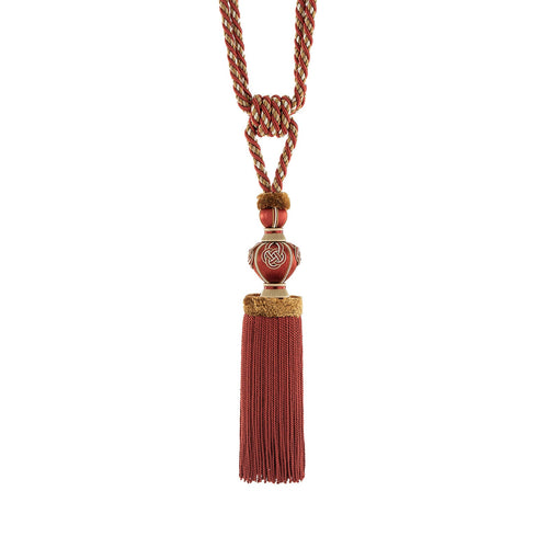 Exquisite Tassel curtain tieback ixacurtains Red