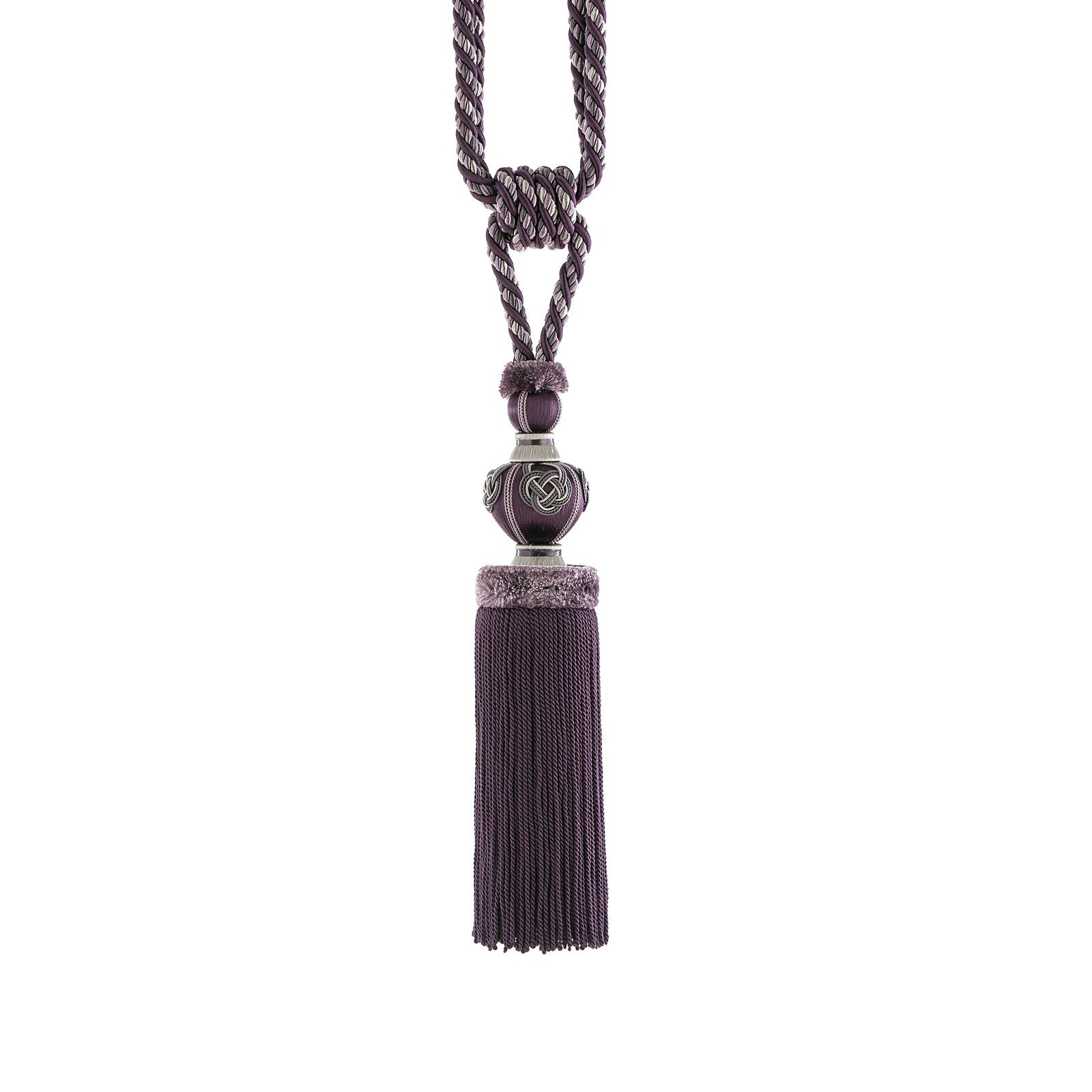 Exquisite Tassel curtain tieback ixacurtains Gray