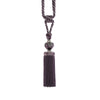 Exquisite Tassel curtain tieback ixacurtains Gray