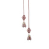 Tassel Curtain Tieback with Hanging Balls/1pc ixacurtains Pink