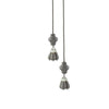 Tassel Curtain Tieback with Hanging Balls/1pc ixacurtains Gray