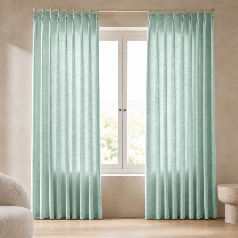 Elara Soft-Touch Linen Blend Curtain