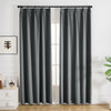 Blue Gray-9 Nanov 100% Blackout Velvet Custom Curtains