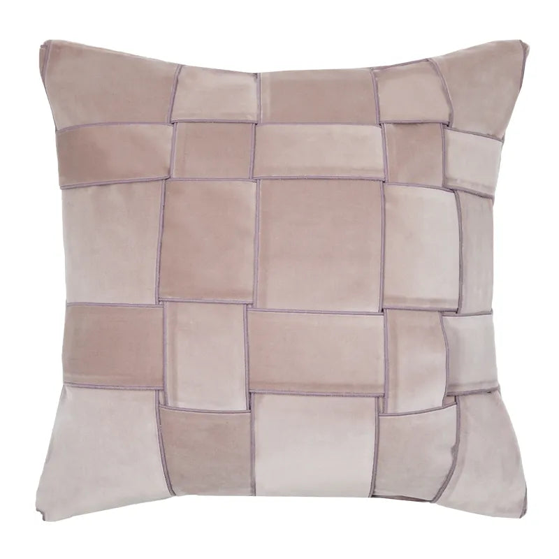 Nest Woven Knot Velvet Throw Pillowcase