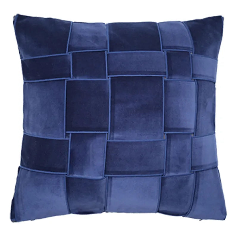 Nest Woven Knot Velvet Throw Pillowcase