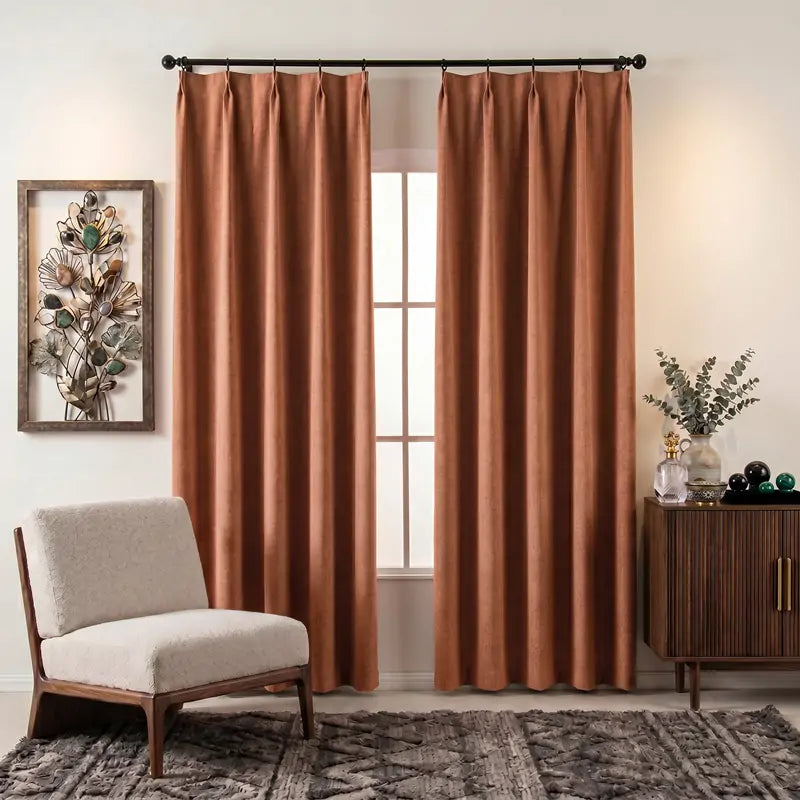 Lullaby Faux Linen Oeko-Tex Custom Blackout Curtains