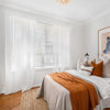 White Pure White Voile Sheer Custom Curtains