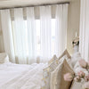 Pure White Voile Sheer Pleat Custom Curtains