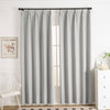 Putty-3 Lullaby Faux Linen Textures Blackout Custom Curtains