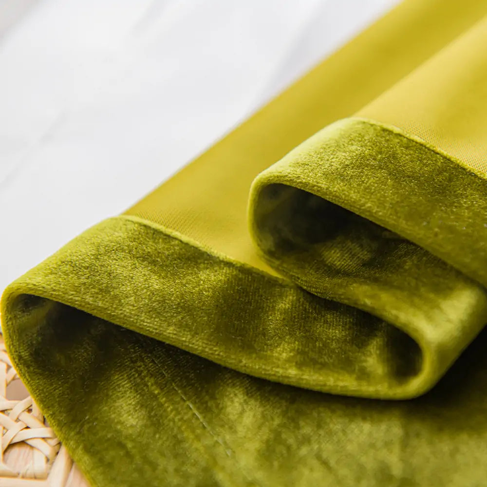 Lumora Crystal Pinch Pleat Velvet Custom Curtains Lumora