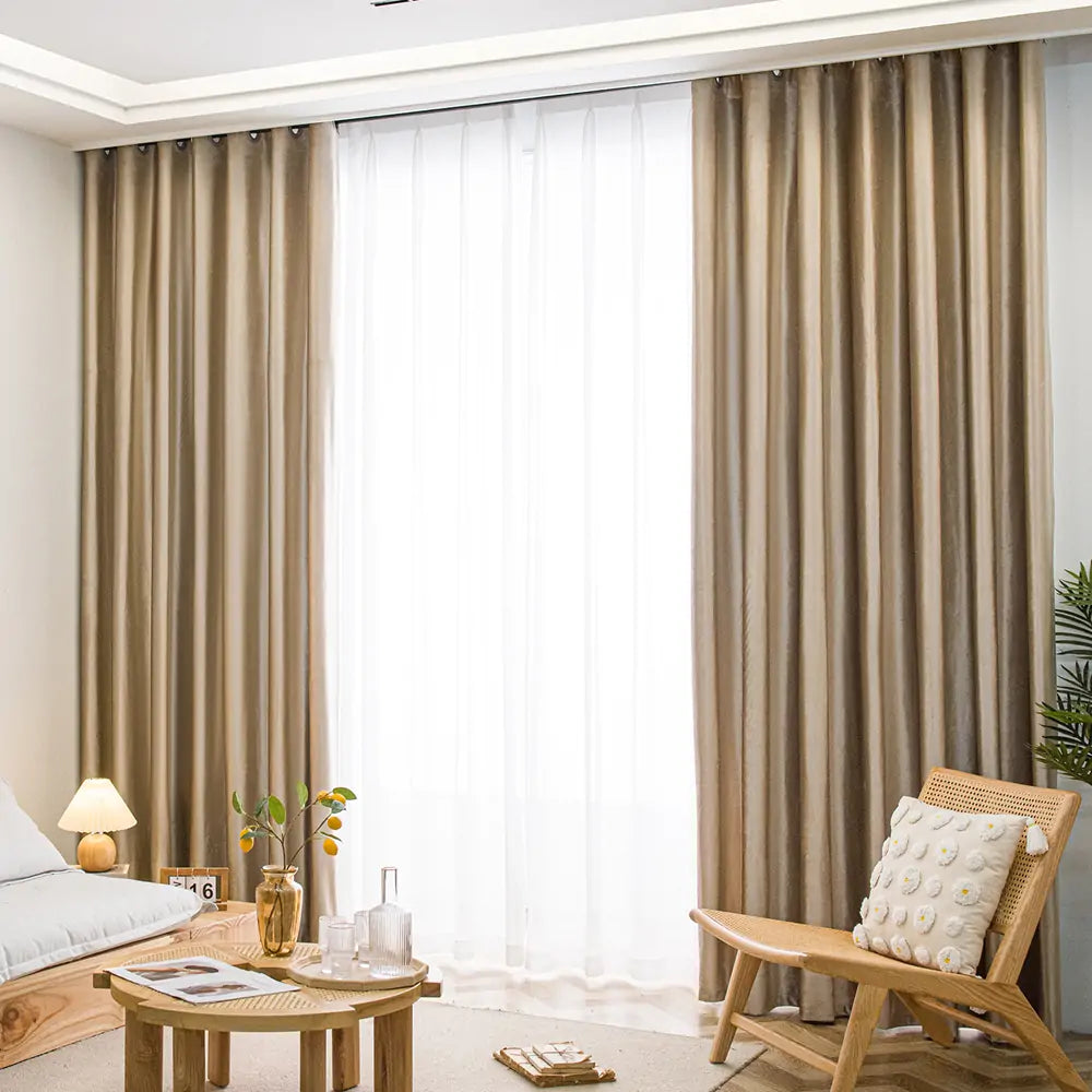 Lumora Crystal Pinch Pleat Velvet Custom Curtains Lumora