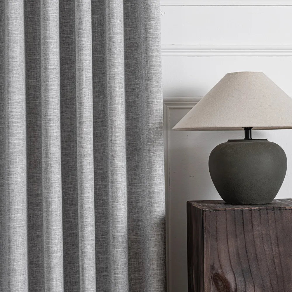 Shyn Linen Oeko-Tex Blackout Pinch Pleat Custom Curtains Shyn