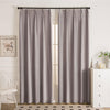 Smoky Gray-17 Doux Velvet Elegance Room Darkening Custom Curtains