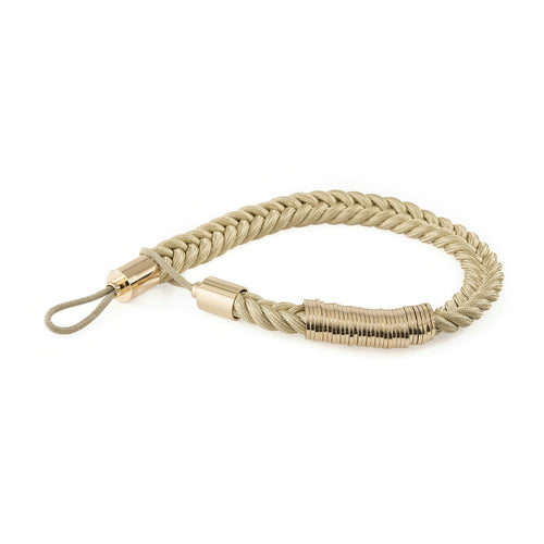 Metal Ring Decorative Curtain Tieback/1pc ixacurtains Beige